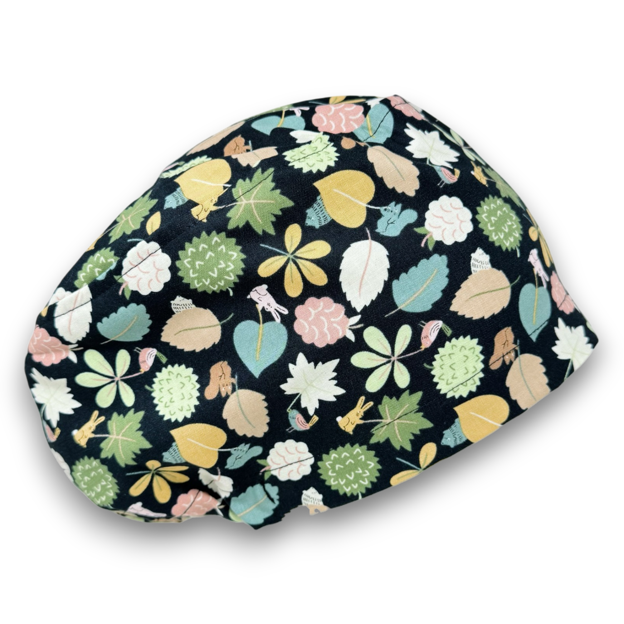 Leaf Euro Scrub Cap for Women with Satin Lined Option by Paradise Caps.