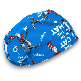 The Cat Euro Scrub Cap for Women with Satin Lined Option by Paradise Caps.