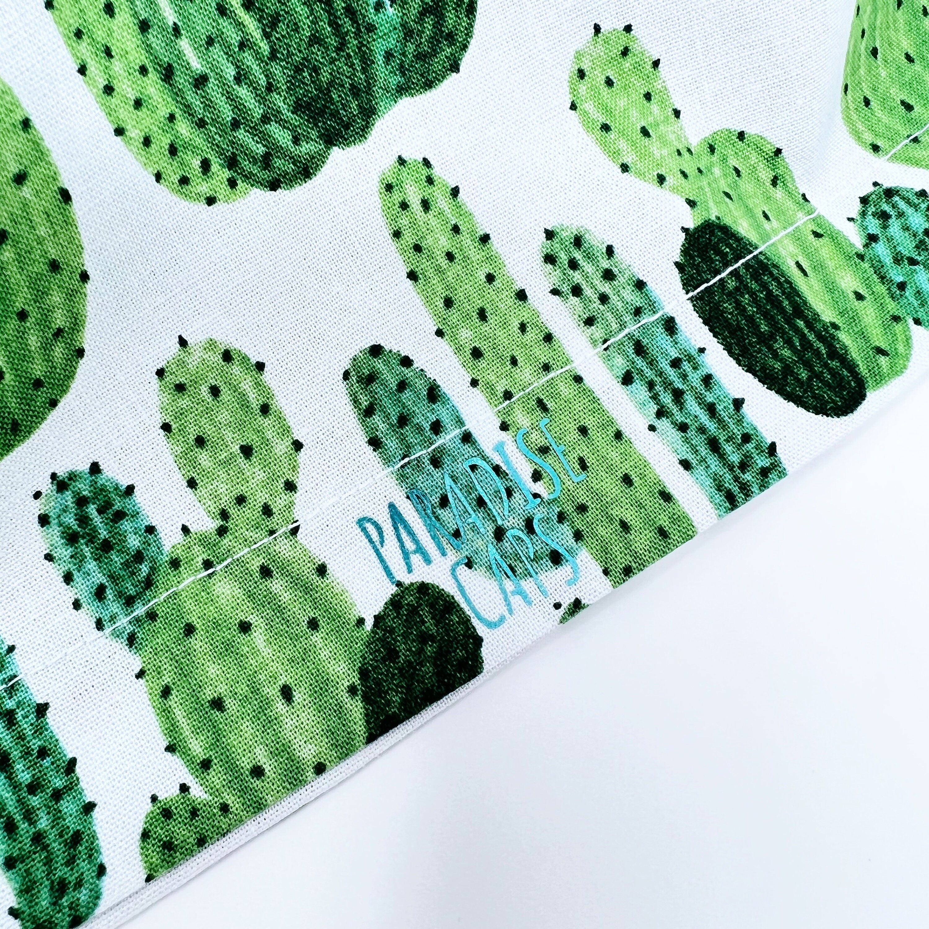 Cactus Euro Scrub Cap for Women with Satin Lined Option by Paradise Caps.