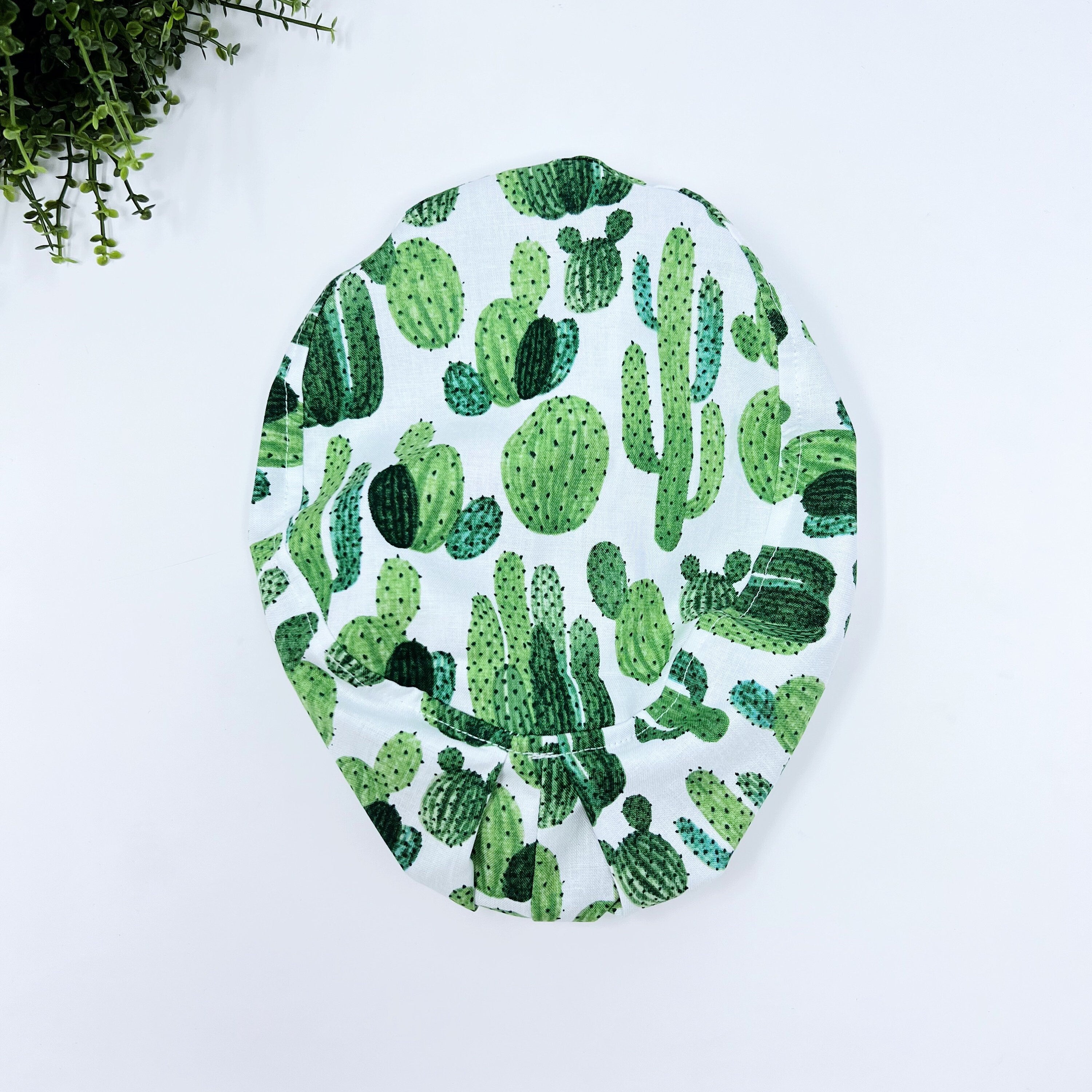 Cactus Euro Scrub Cap for Women with Satin Lined Option by Paradise Caps.