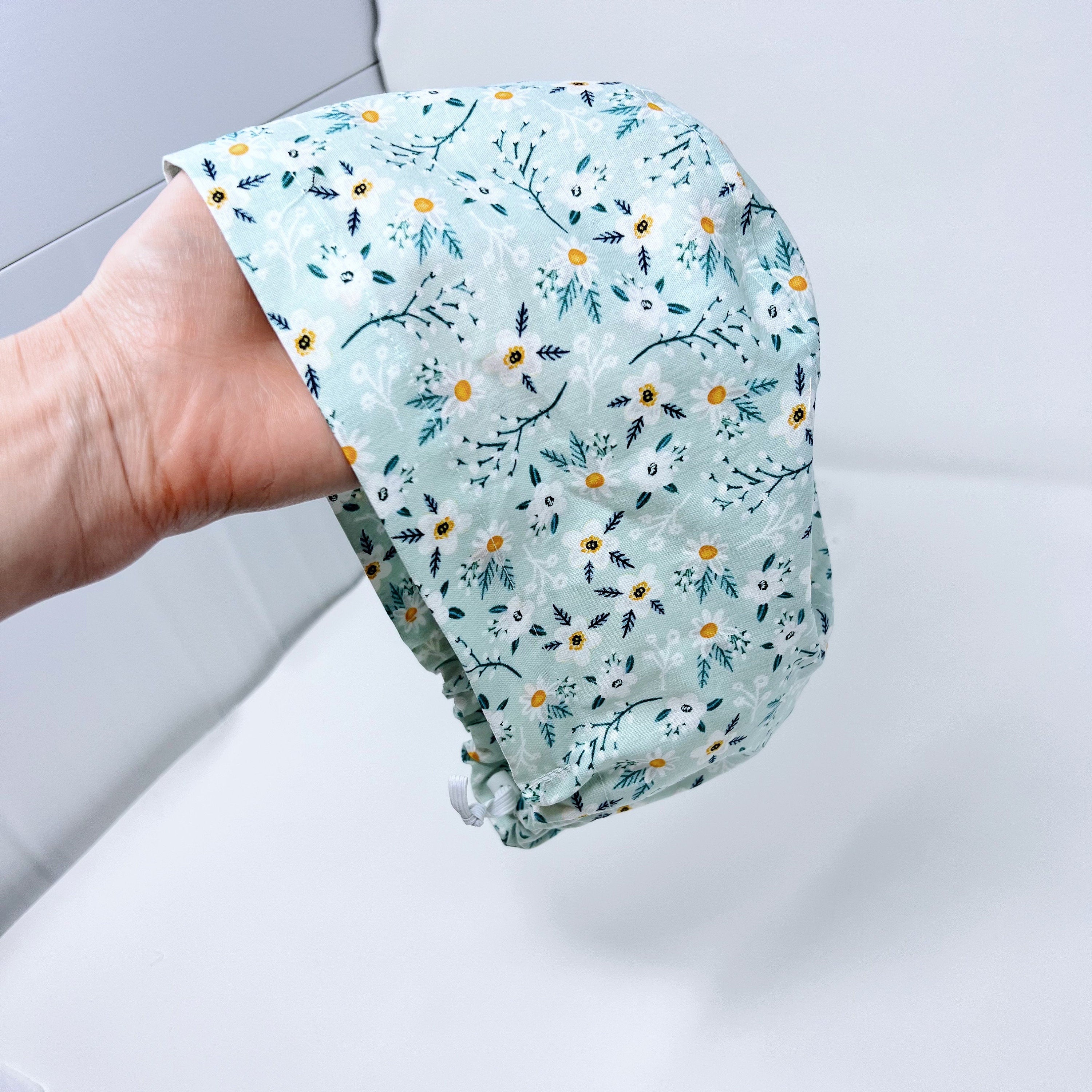 Euro Euro Scrub Cap for Women with Satin Lined Option by Paradise Caps.