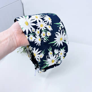 Flowers Euro Scrub Cap for Women, Surgical cap Satin Lined Option
