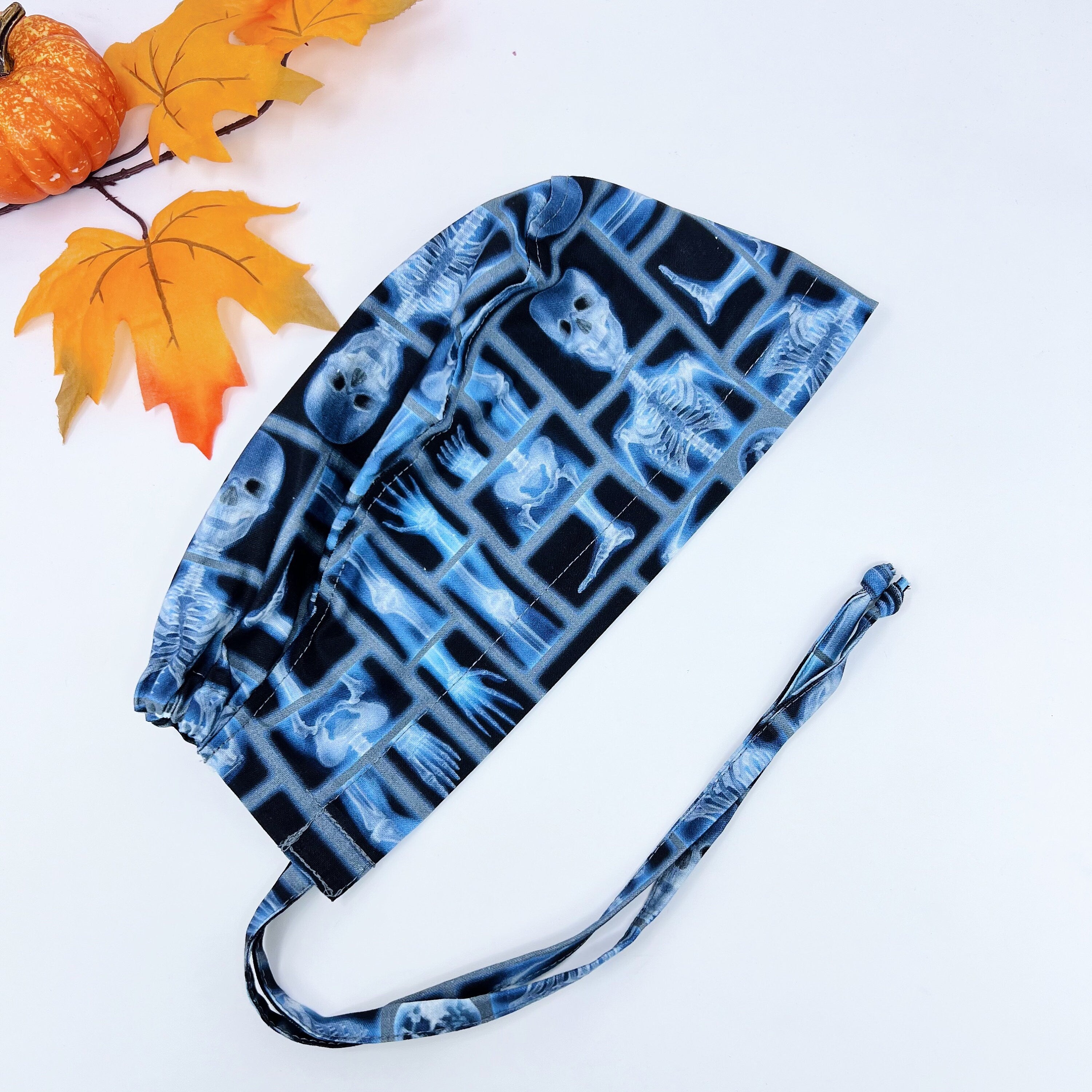 Halloween Scrub Cap, Scrub caps for women. Dental Surgical cap, Surgical cap with mask.