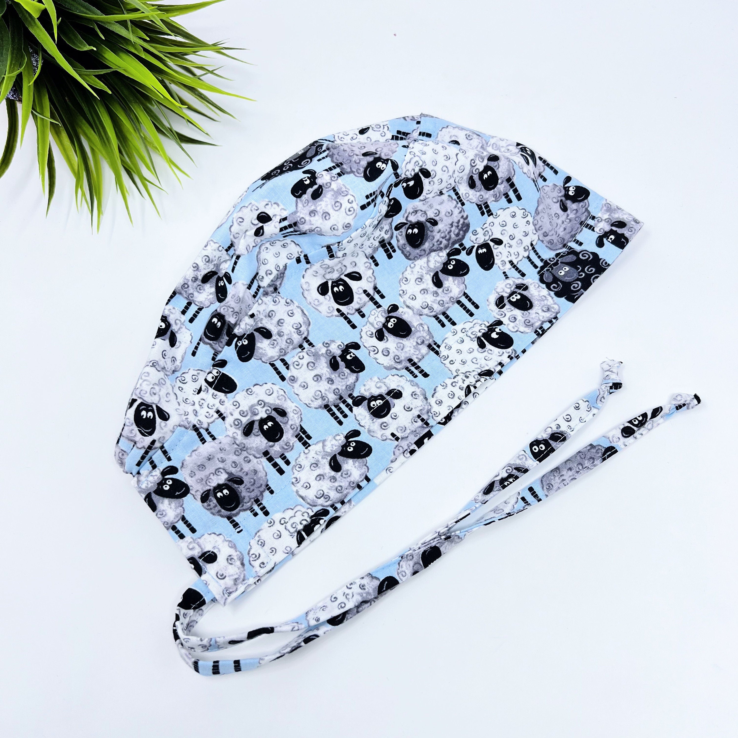 Sheep funny scrub cap, regular scrub cap