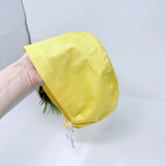 Solid yellow Euro Scrub Cap for Women with Satin Lined Option by Paradise Caps.
