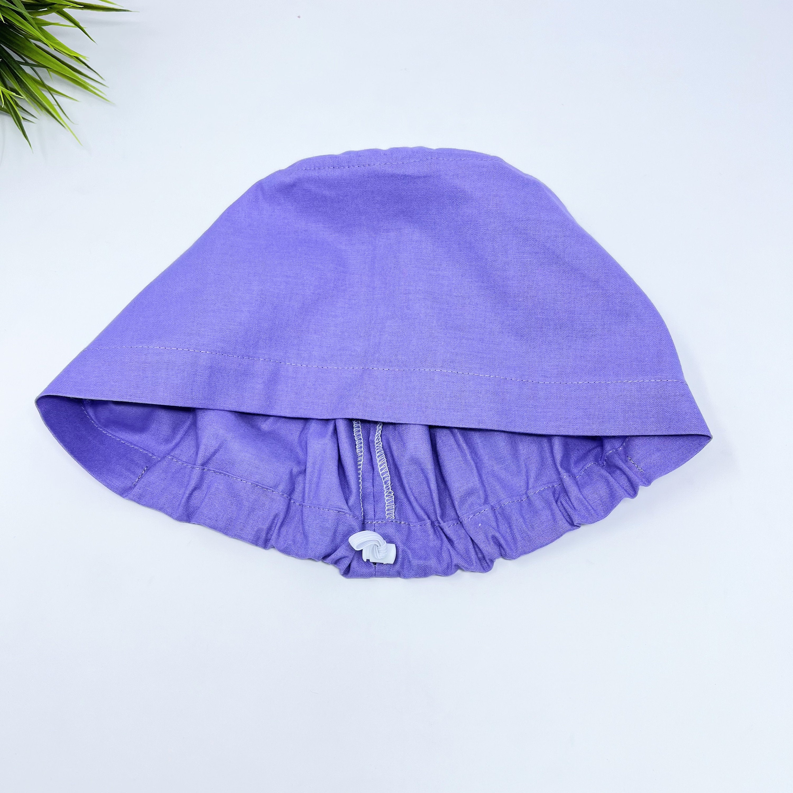 Light purple Euro Scrub Cap for Women with Satin Lined Option by Paradise Caps.
