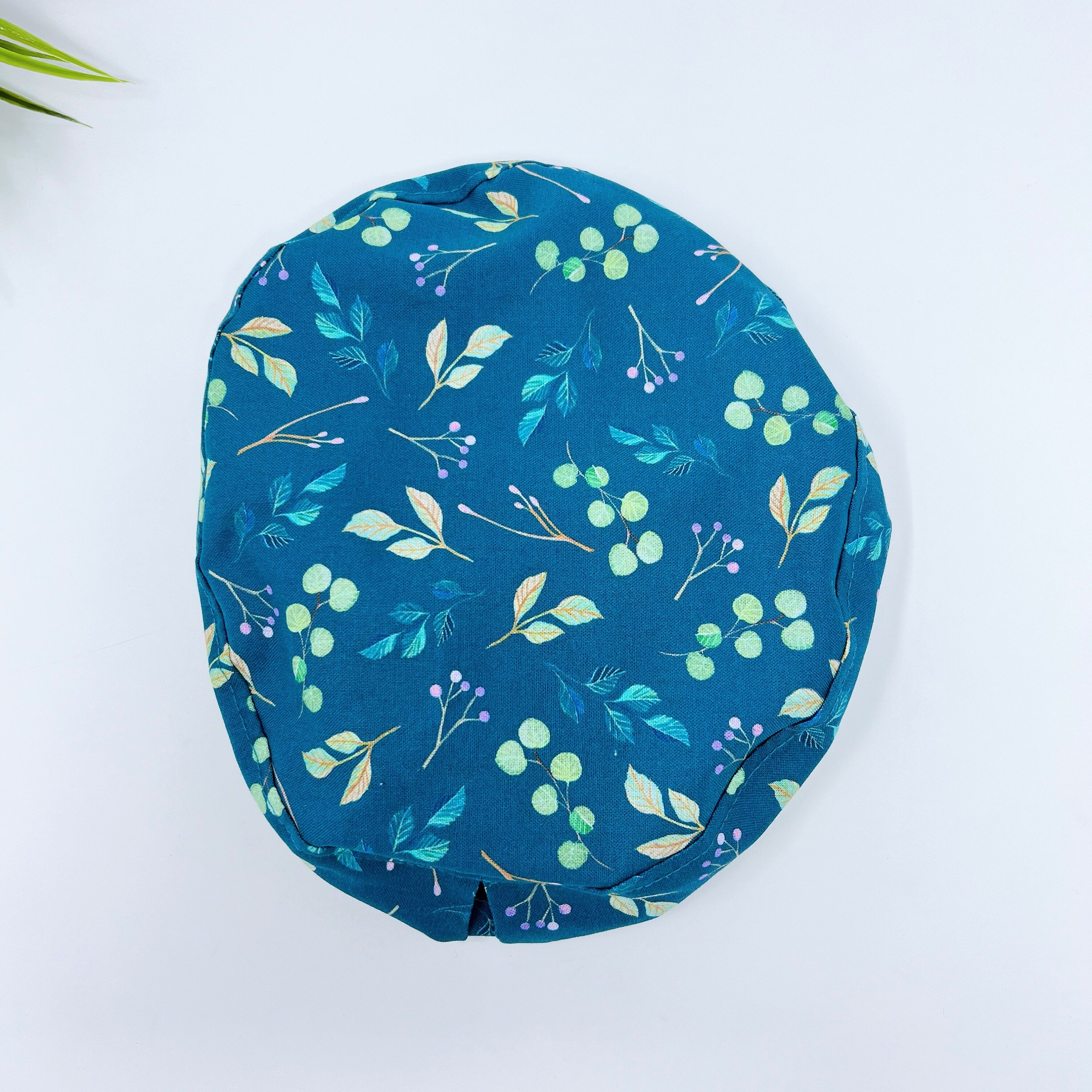 English Garden Euro Scrub Cap for Women with Satin Lined Option by Paradise Caps.