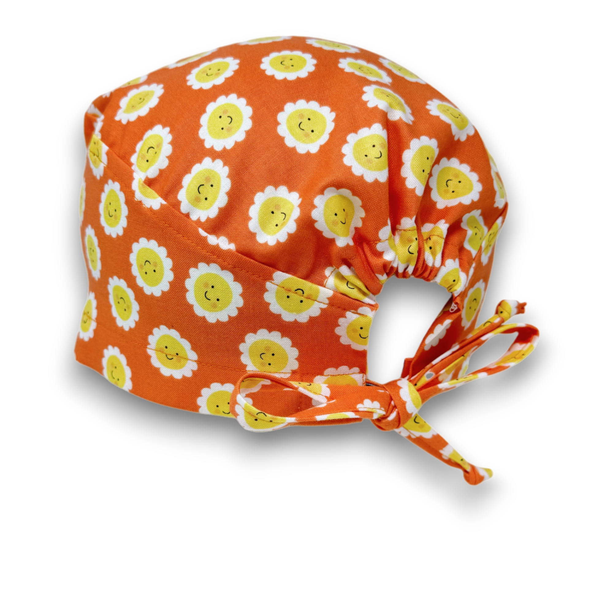 Sun Skull tie-back style surgical scrub cap for men by Paradise Caps.