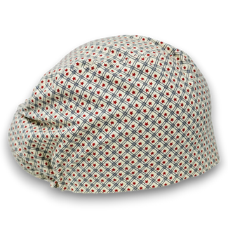Star Euro Scrub Cap for Women, Surgical hat with Satin Lined Option by Paradise Caps.