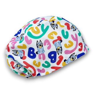 Funny Euro Scrub Cap for Women with Satin Lined Option by Paradise Caps.