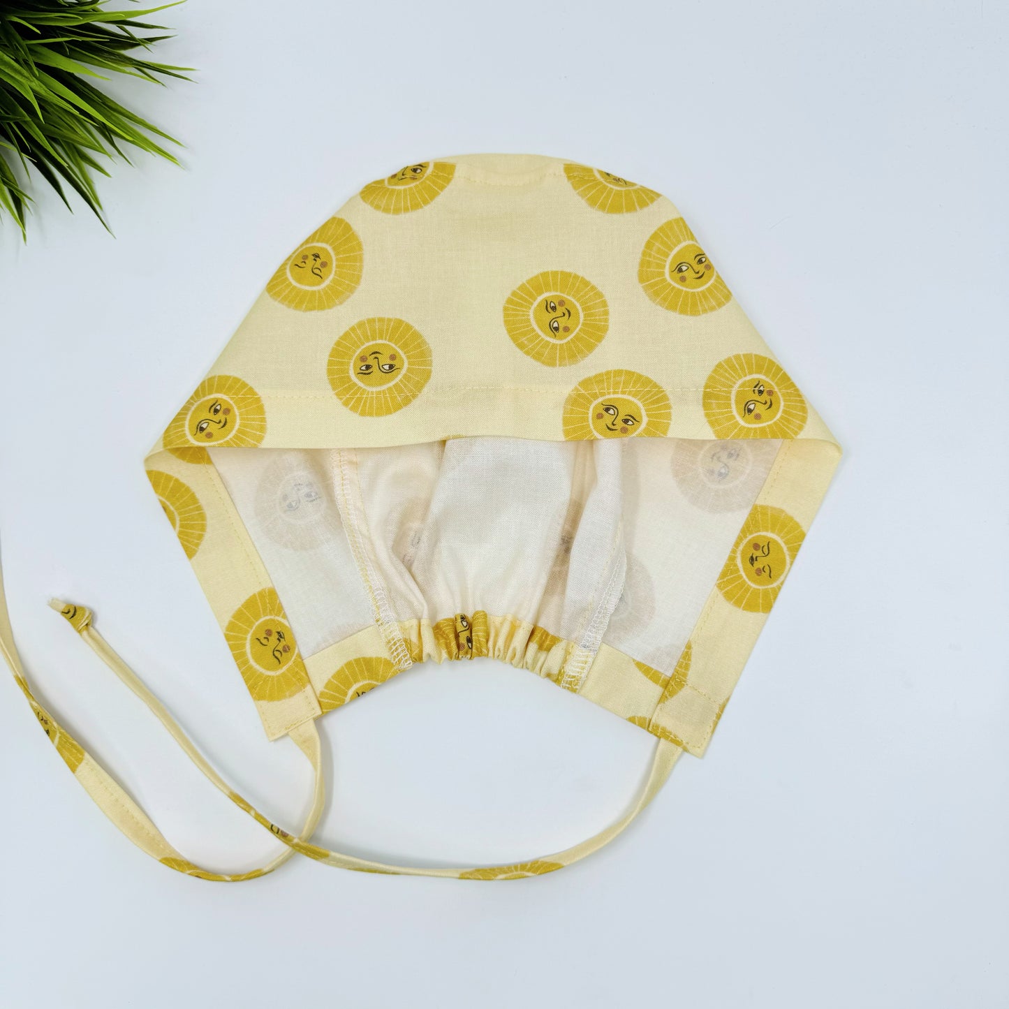 Lemon Sunshine regular surgical cap. Scrub caps for women and men.