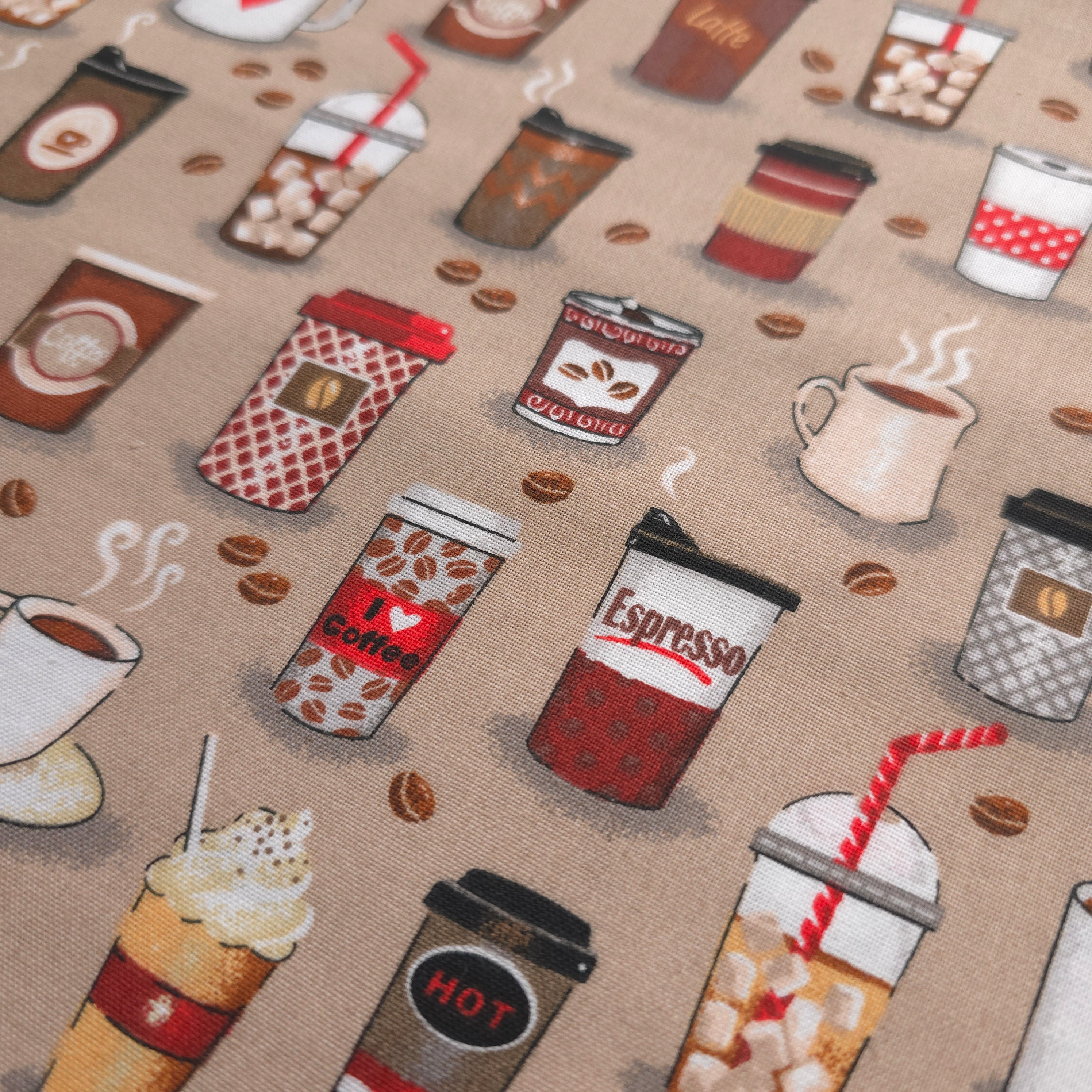 Early Access | Coffee Lover Scrub Cap | Medical Scrub Cap | Euro Ponytail Surgical