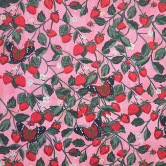 Early Access | Strawberry Garden Scrub Cap | Euro, Ponytail, Surgical