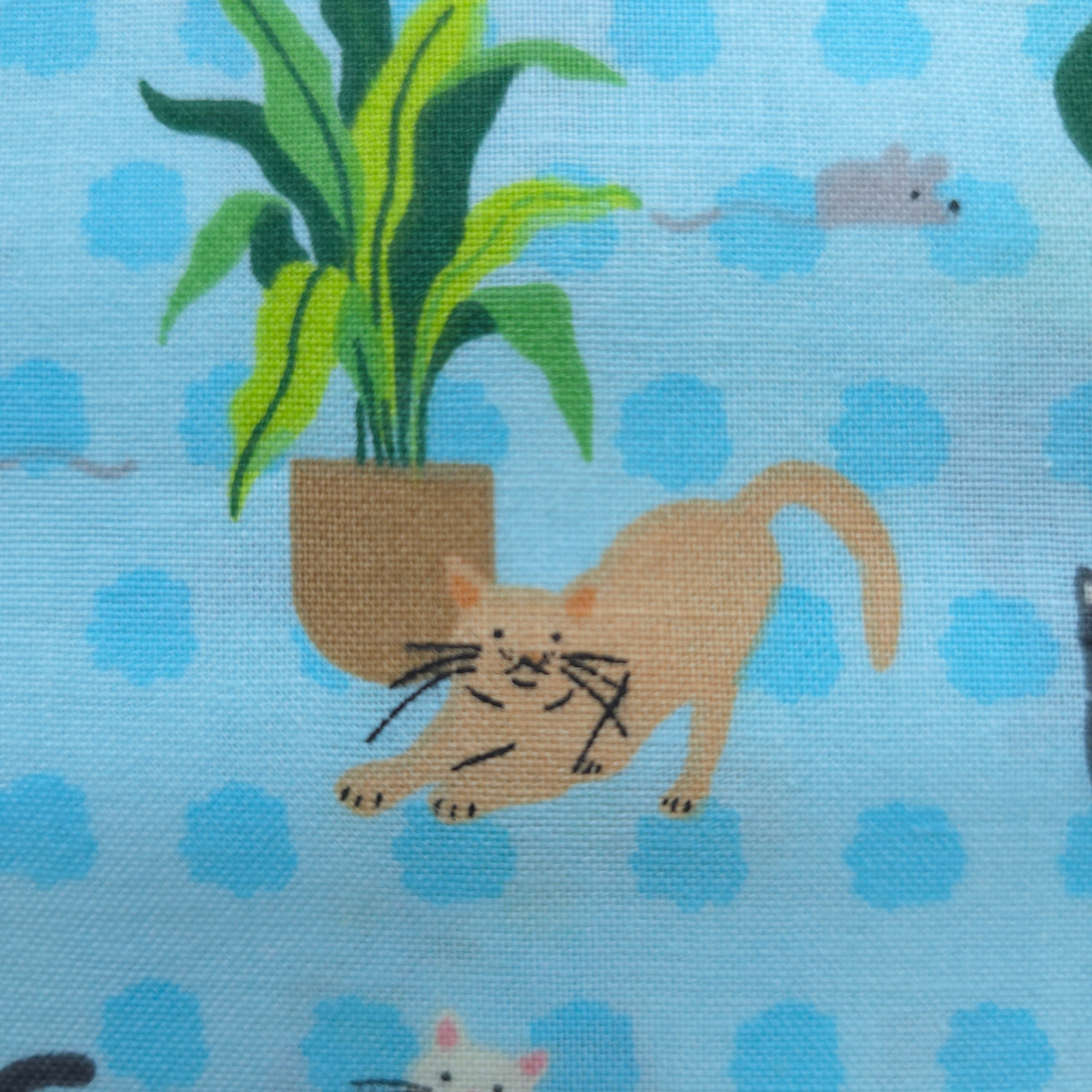 Early Access | Cozy Cats & Plants Scrub Cap | Euro, Ponytail, Surgical