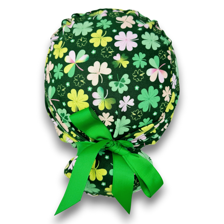 Euro scrub cap with ties for Women, St. Patrick’s Day European Surgical ...