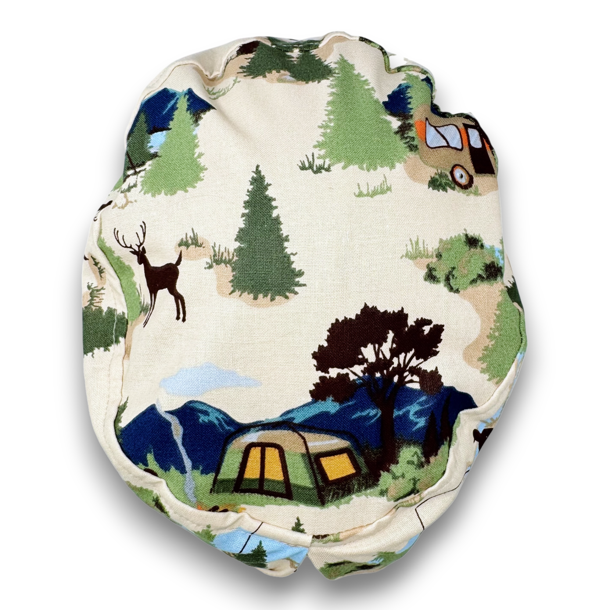 Camping Euro Scrub Cap for Women with Satin Lined Option by Paradise Caps.