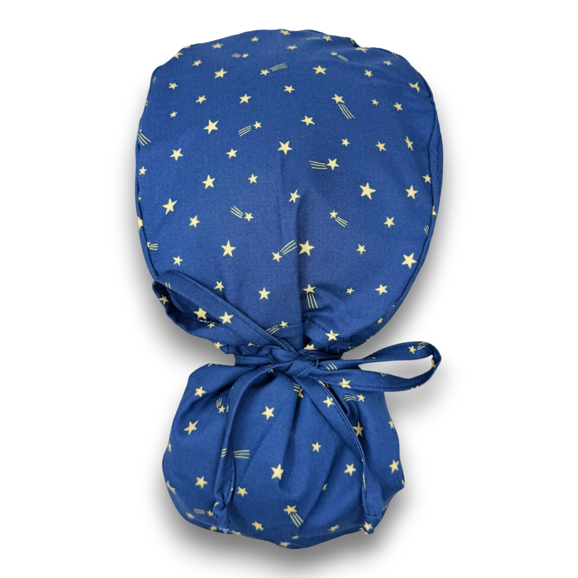 Сomet Ponytail scrub cap for women with satin lined option by Paradise Caps.