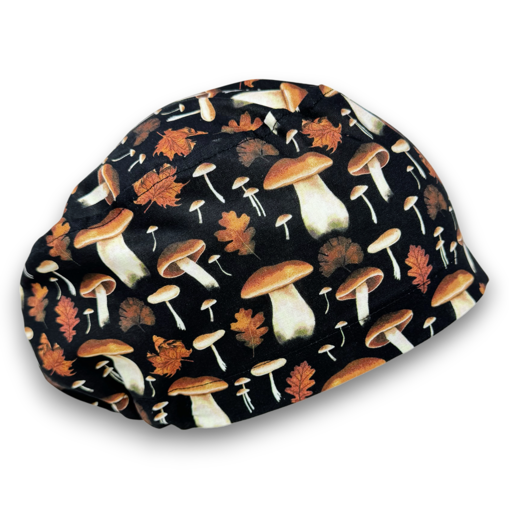 Mushroom Euro Scrub Cap for Women with Satin Lined Option by Paradise Caps.