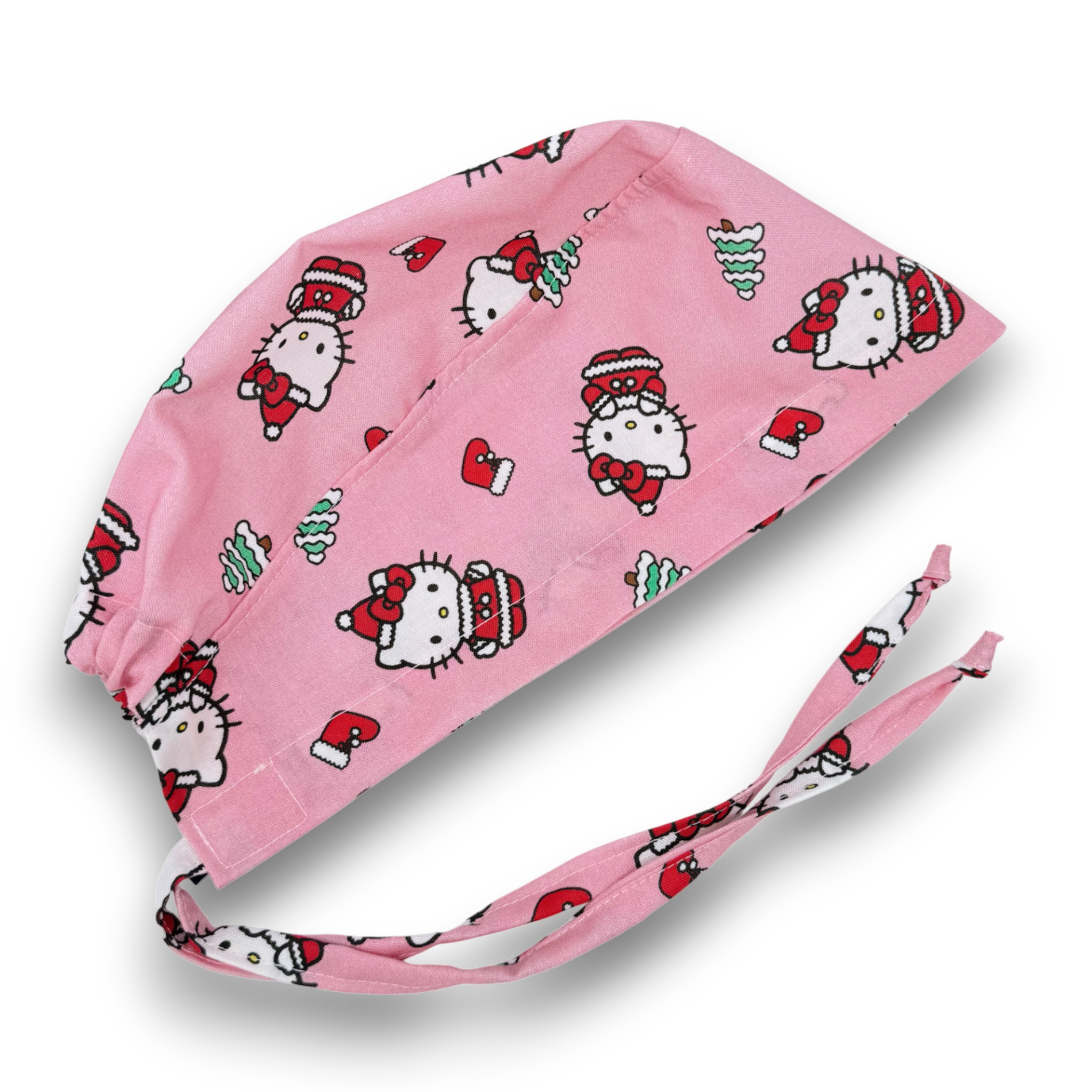Christmas Skull tie-back style surgical scrub cap for men by Paradise Caps.