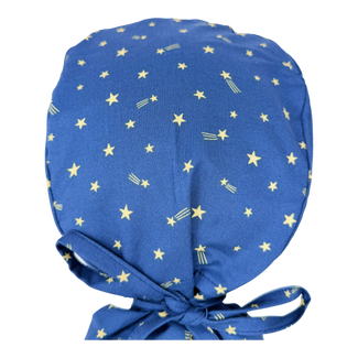 Сomet Ponytail scrub cap for women with satin lined option by Paradise Caps.