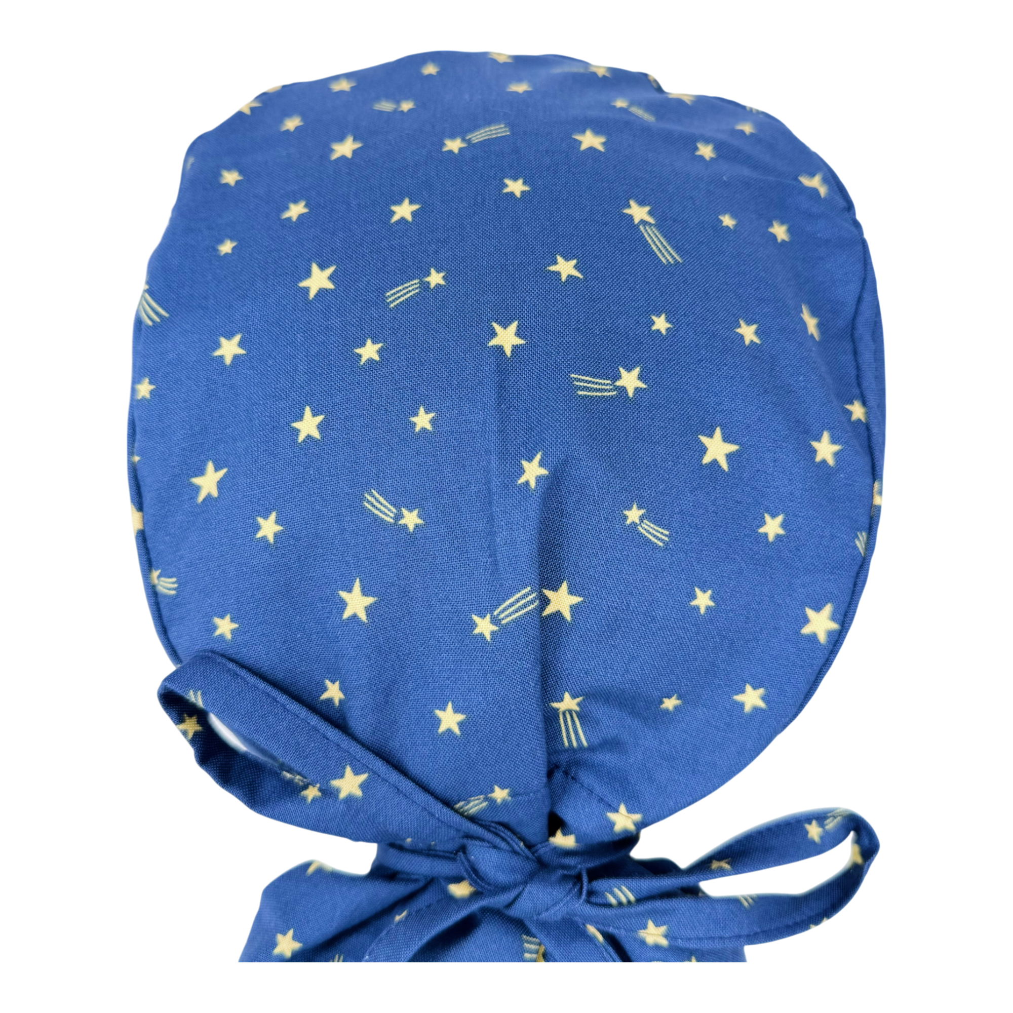 Сomet Ponytail scrub cap for women with satin lined option by Paradise Caps.