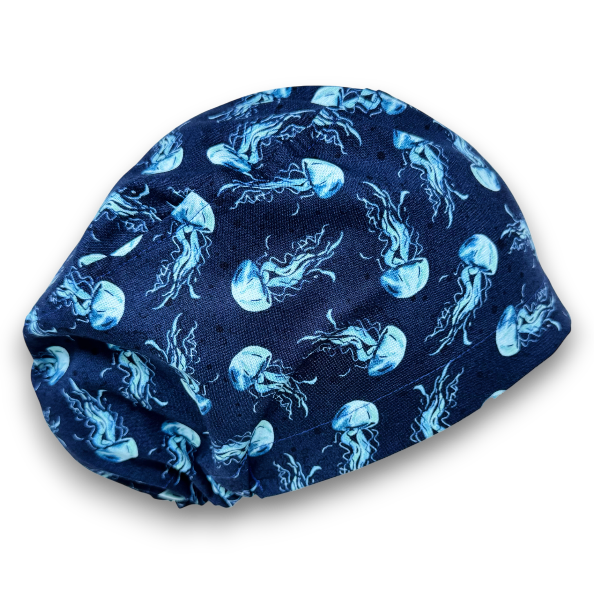 Jellyfish Euro Scrub Cap for Women with Satin Lined Option by Paradise Caps.