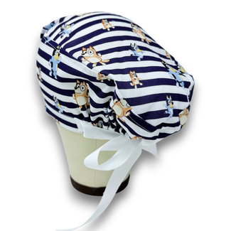 Funny Euro Scrub Cap for Women with Satin Lined Option by Paradise Caps.