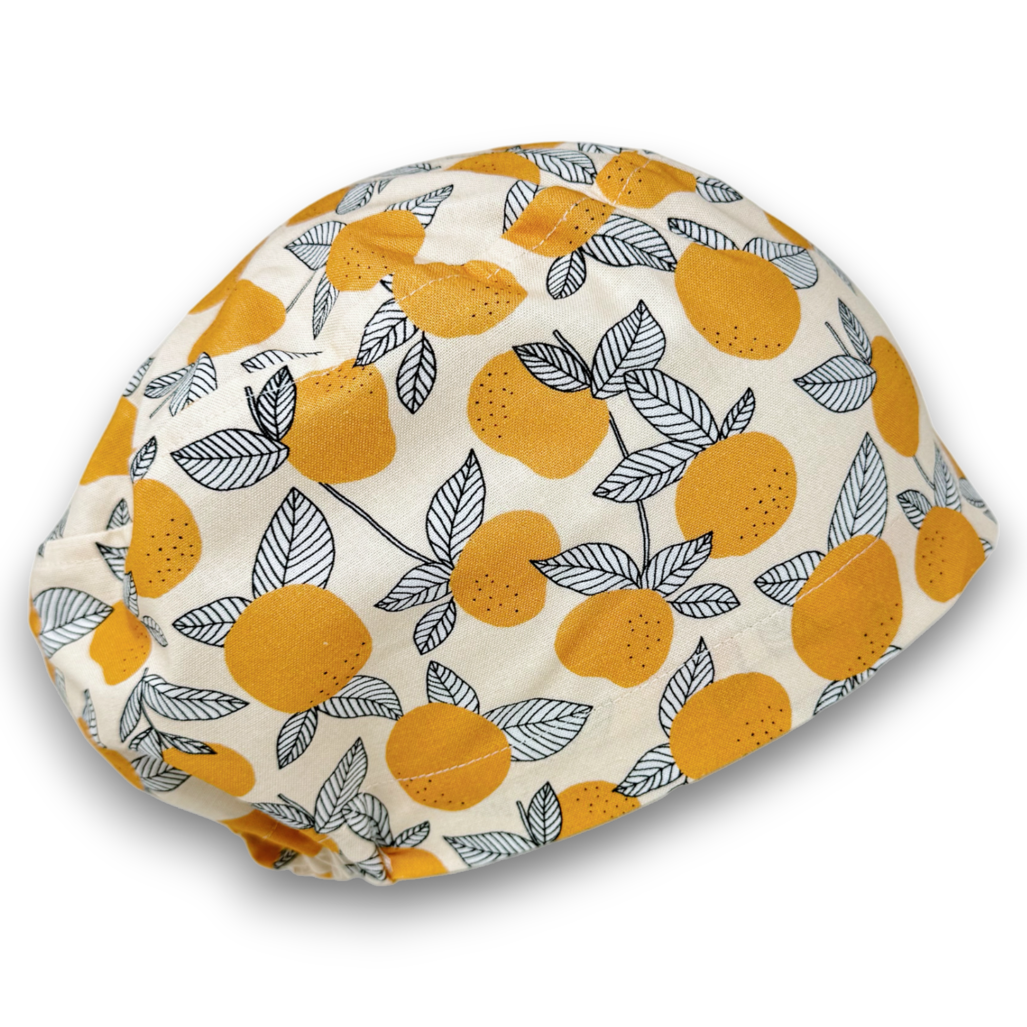 Tangerine Euro Scrub Cap for Women with Satin Lined Option by Paradise Caps.