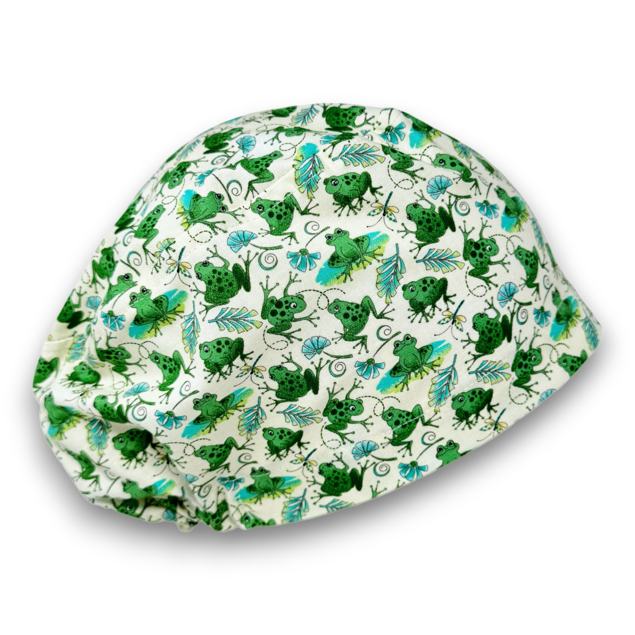 Frog Euro Scrub Cap for Women with Satin Lined Option by Paradise Caps.