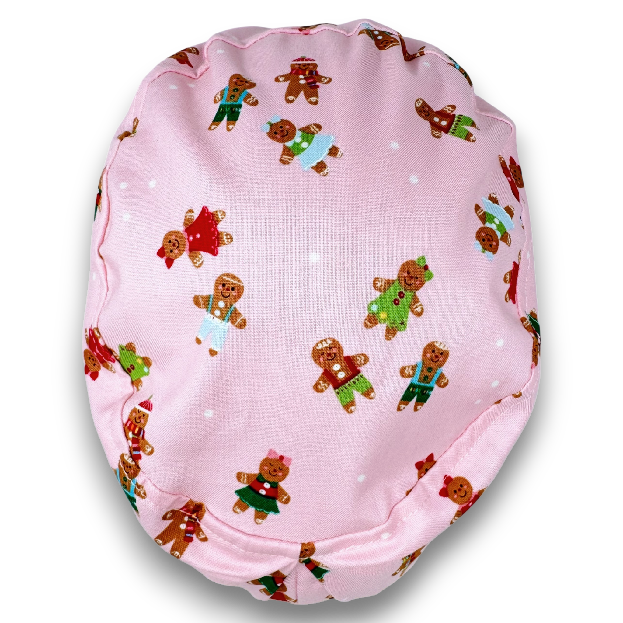 Gingerbread Euro Scrub Cap for Women with Satin Lined Option by Paradise Caps.