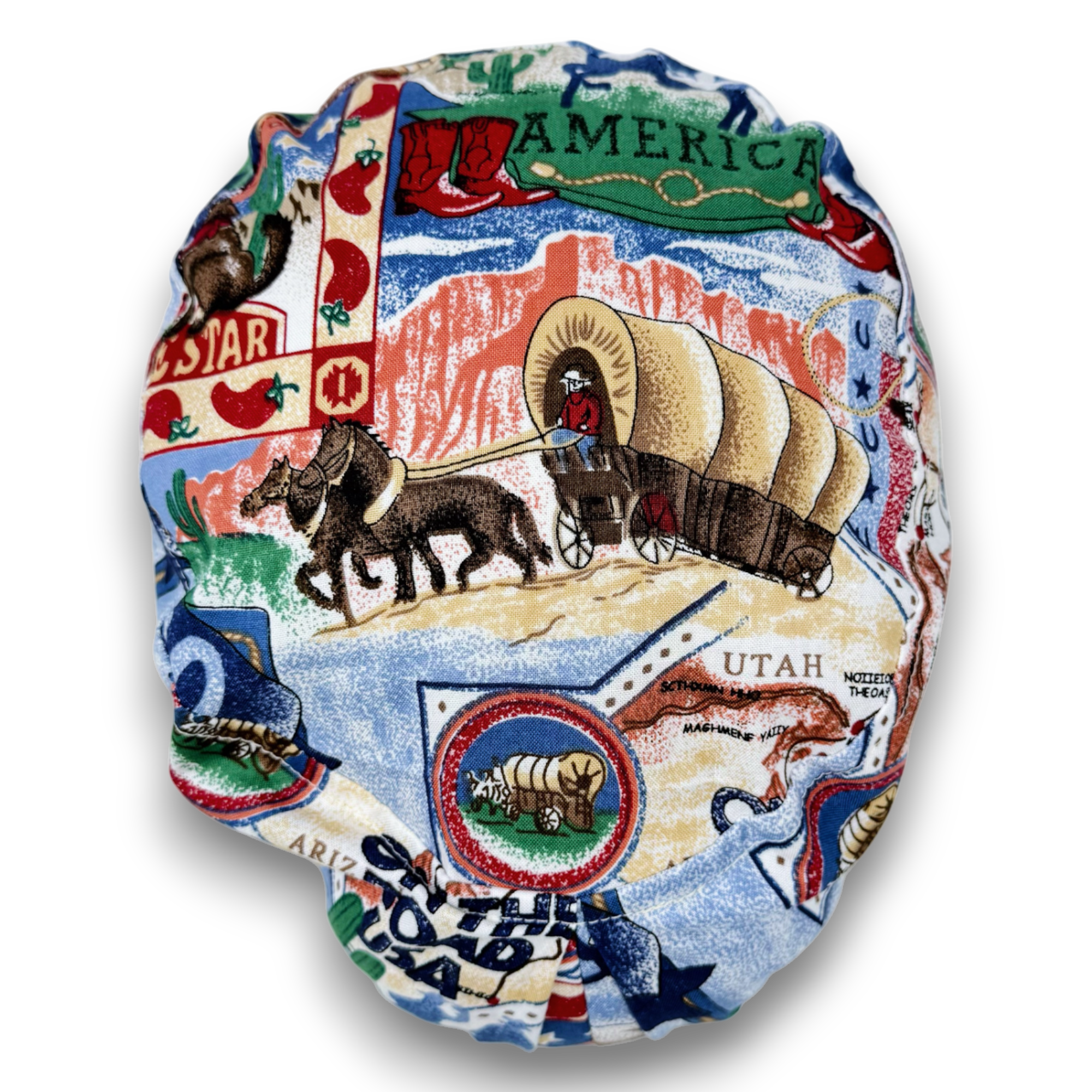 Rodeo Euro Scrub Cap for Women with Satin Lined Option by Paradise Caps.