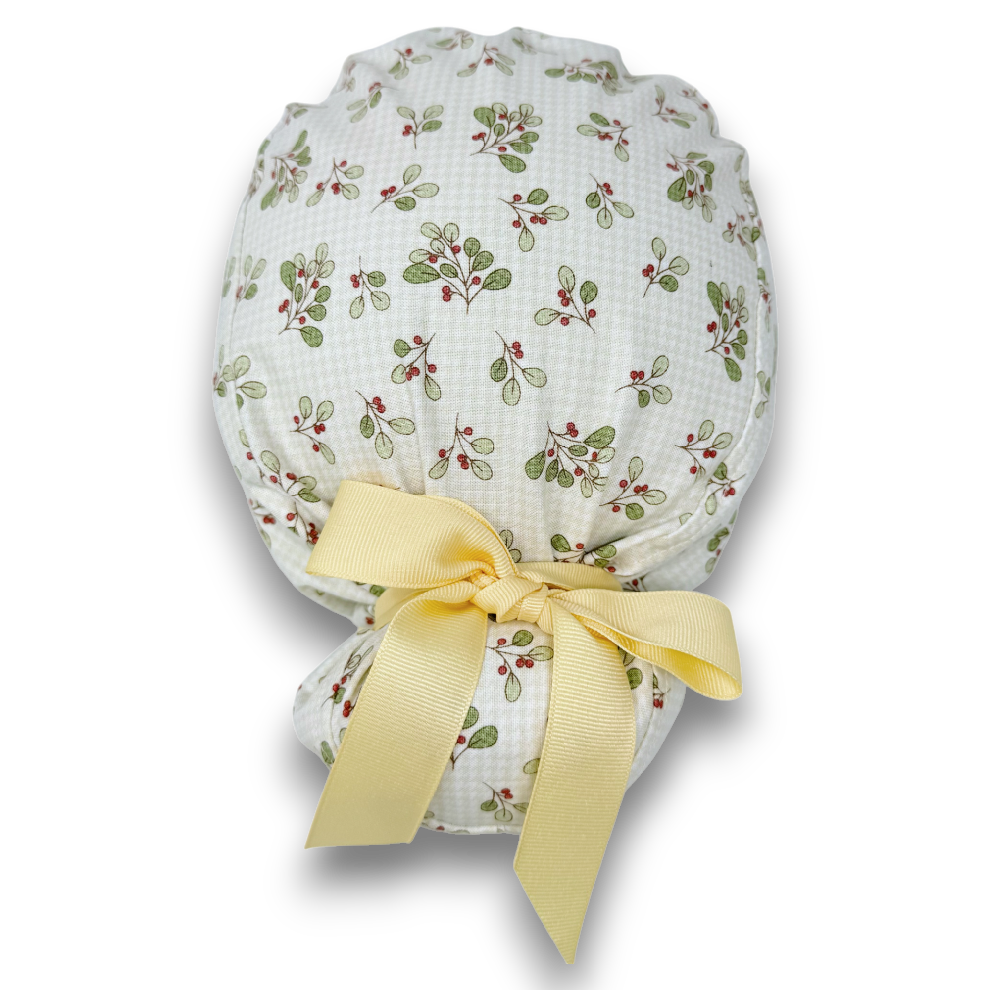 Winter Berry Euro scrub cap with ties for Women by Paradise Caps. Euro PLUS style.