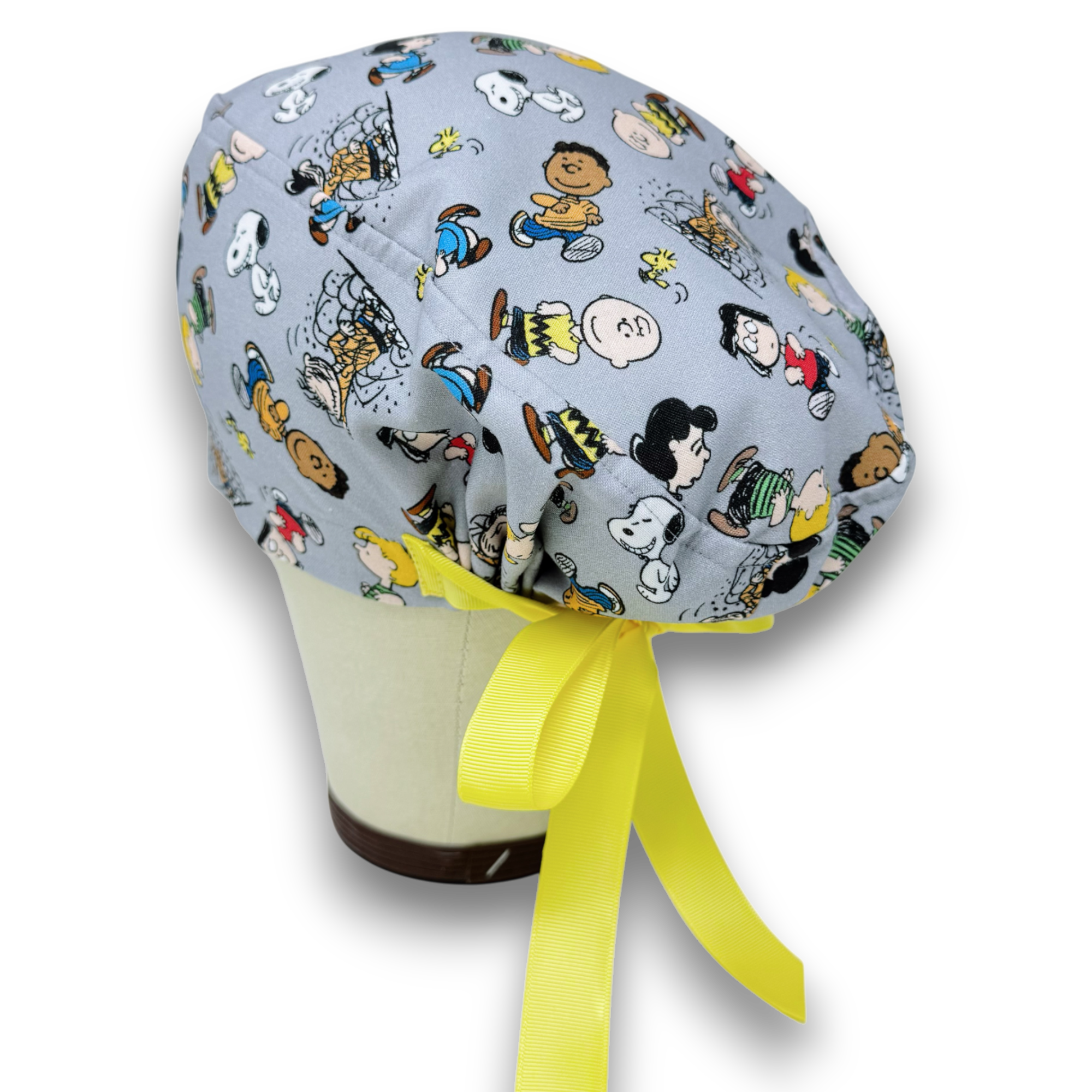 Peanuts Euro scrub cap with ties for Women by Paradise Caps. Euro PLUS style.