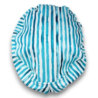 Blue Row Euro Scrub Cap for Women with Satin Lined Option by Paradise Caps.