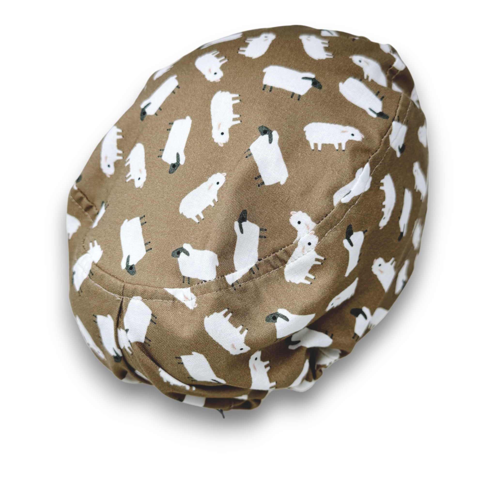 Sheep Euro Scrub Cap for Women with Satin Lined Option by Paradise Caps.