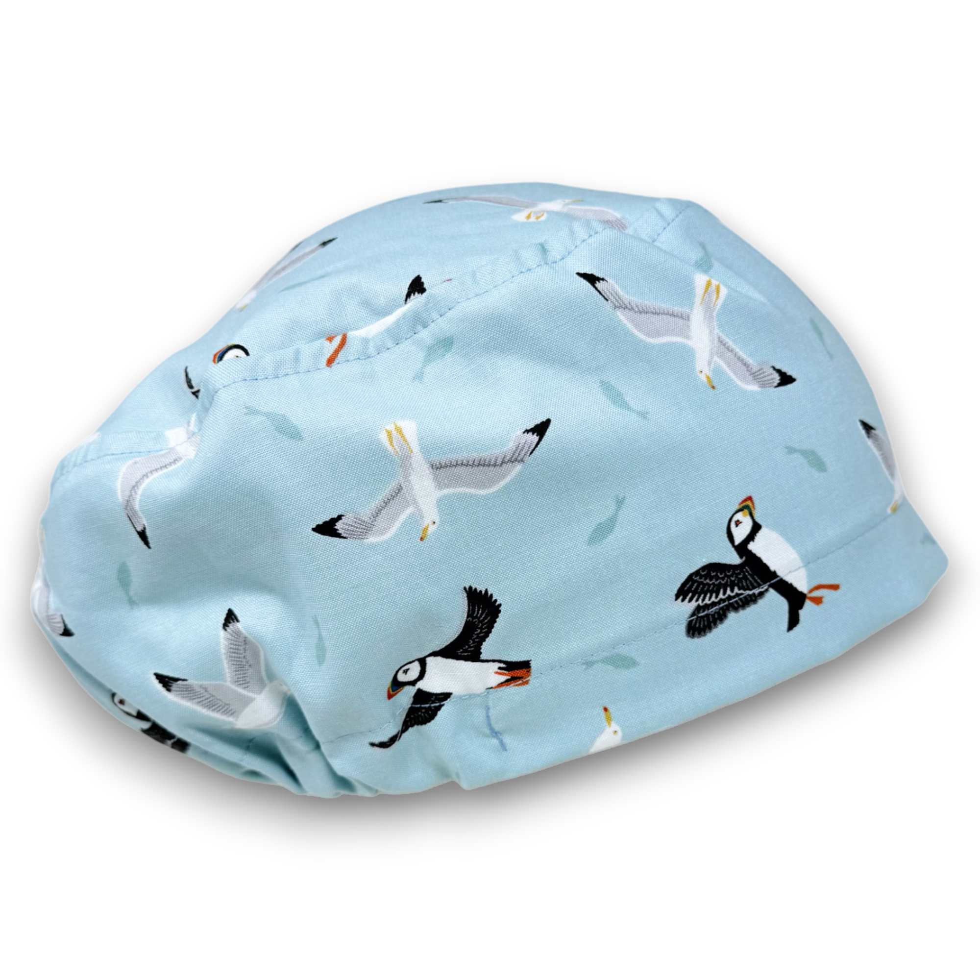 Puffin Euro Scrub Cap for Women with Satin Lined Option by Paradise Caps.