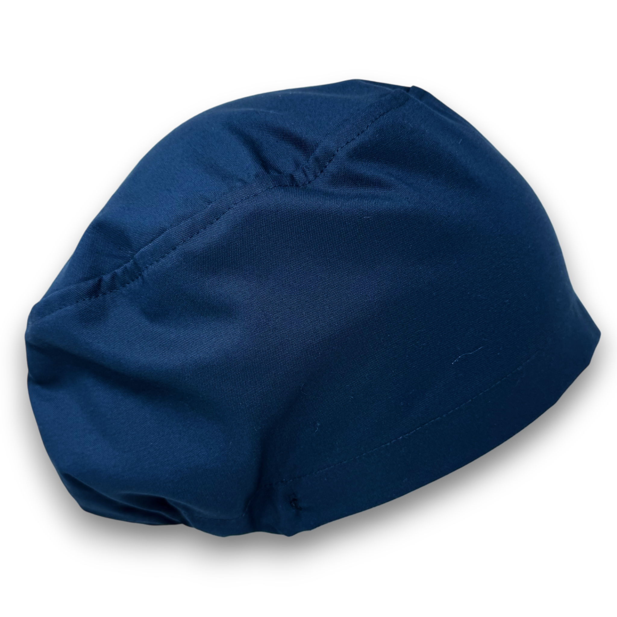 Navy blue Scrub cap for women euro style. Solid European satin lined surgical cap by Paradise Caps.