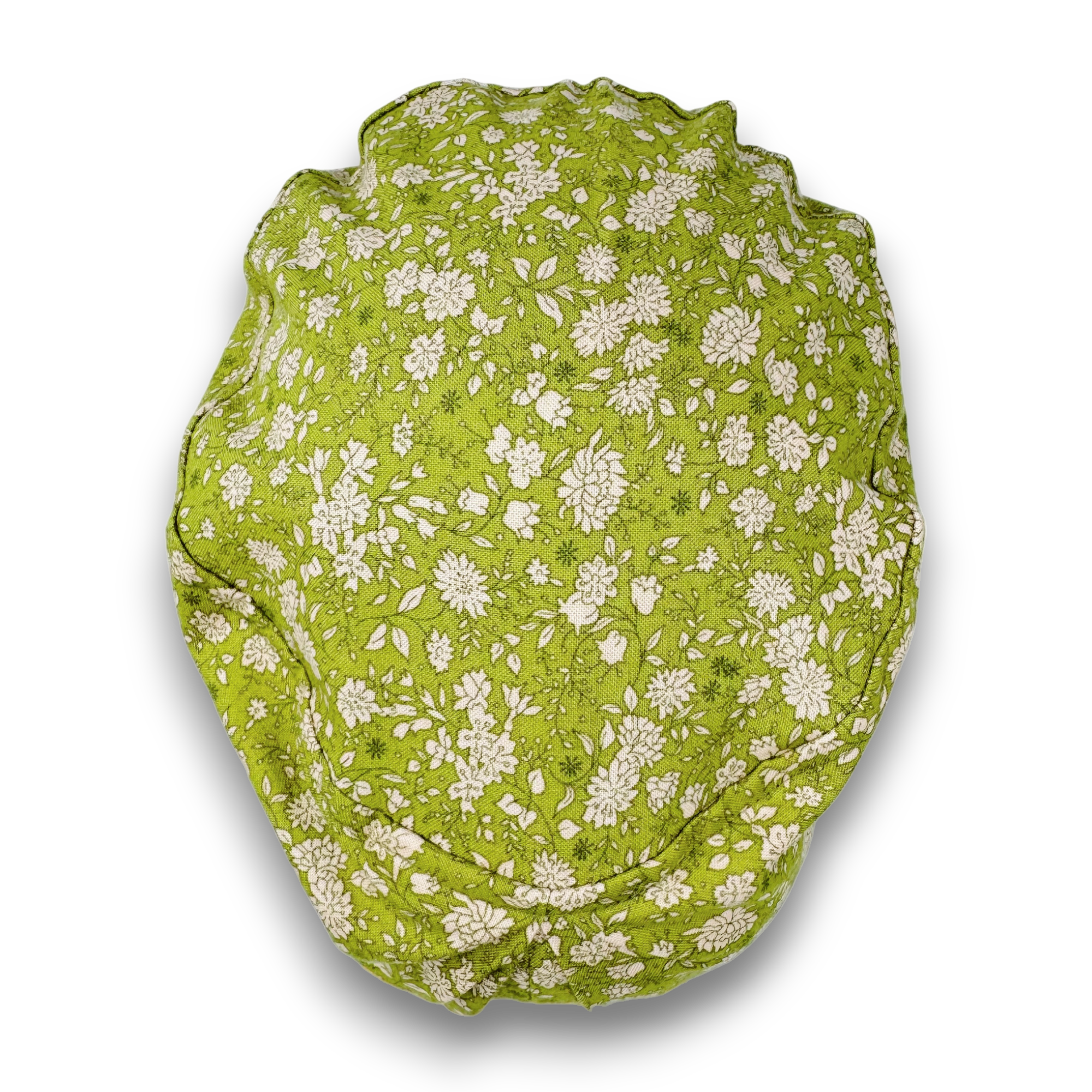 Flower Euro Scrub Cap for Women with Satin Lined Option by Paradise Caps.