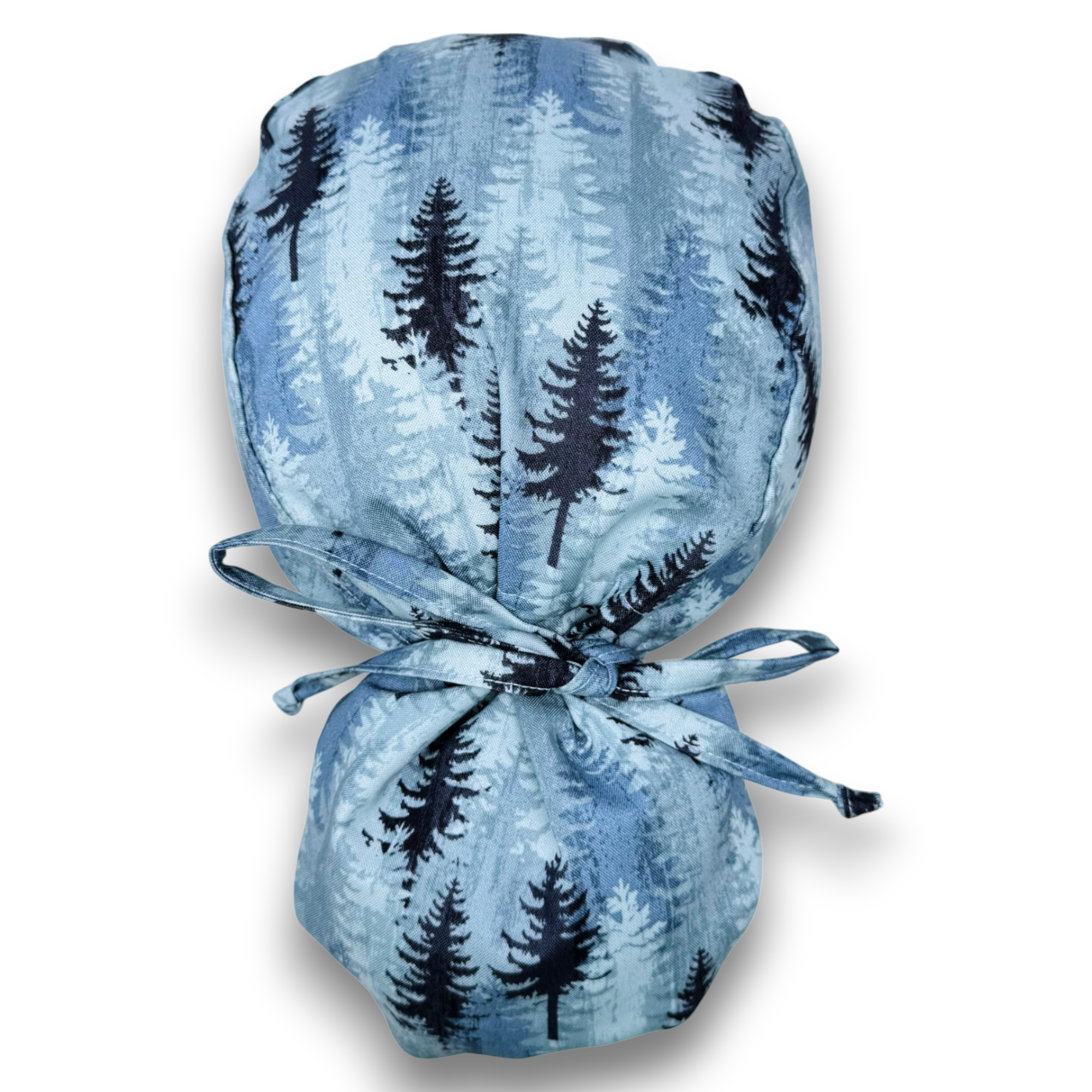 Forest Ponytail scrub cap for women with satin lined option by Paradise Caps.
