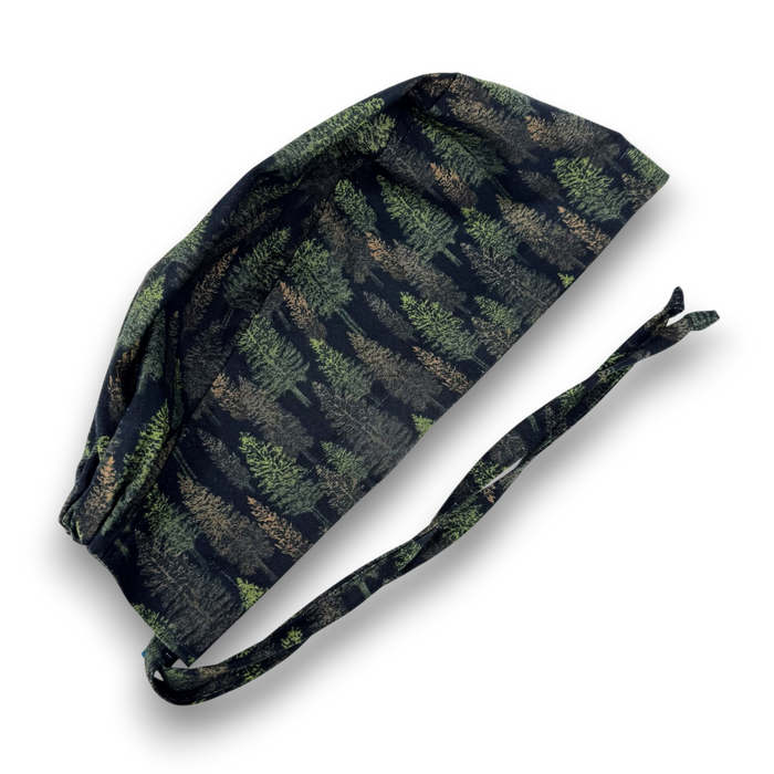 Pine Tree Regular tie-back scrub cap