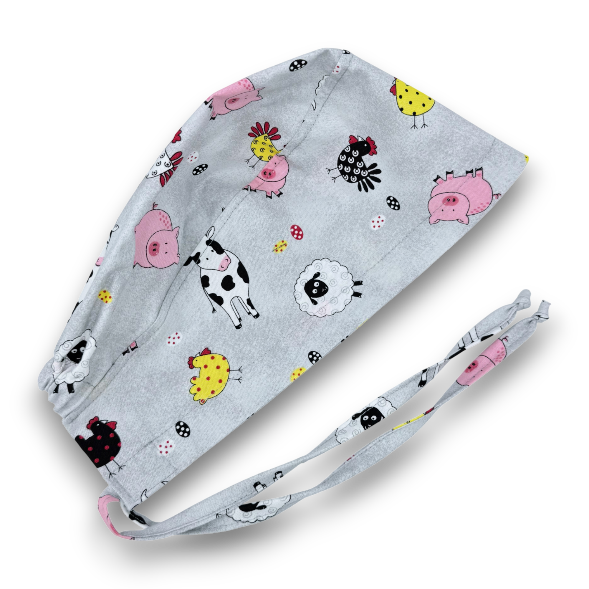 Farm Men's Scrub Hat. Pig Surgical scrub cap by Paradise Caps.