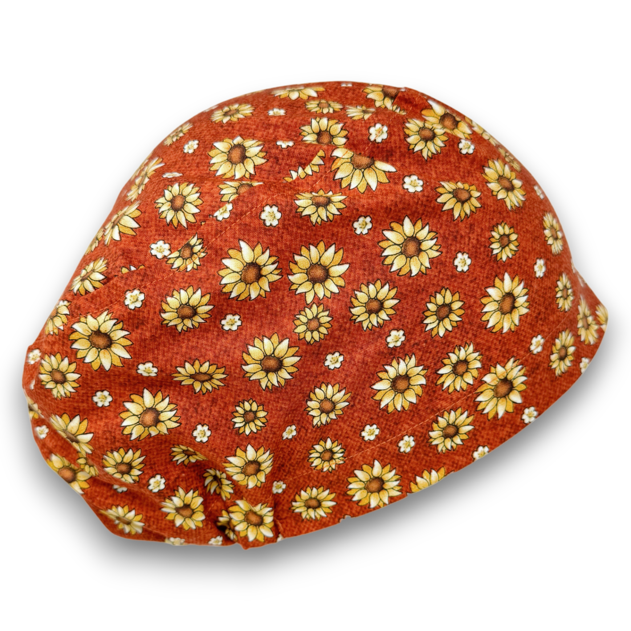 Autumn Flowers Euro Scrub Cap for Women with Satin Lined Option by Paradise Caps.