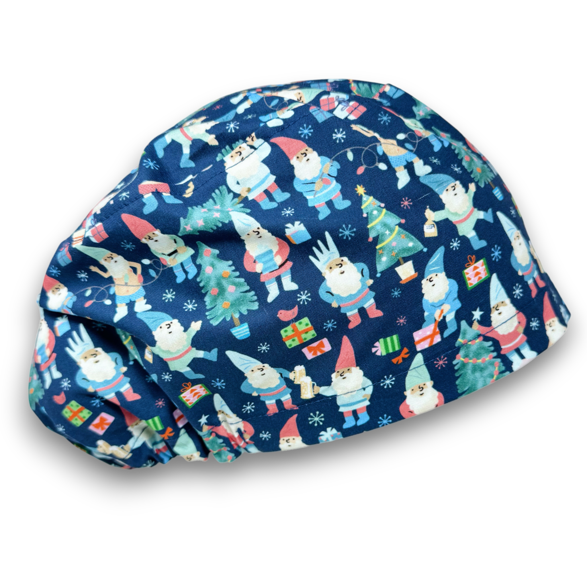 Santa Euro Scrub Cap for Women with Satin Lined Option by Paradise Caps.