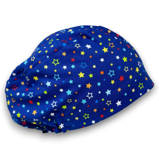 Star Euro Scrub Cap for women with satin lined option by Paradise Caps.