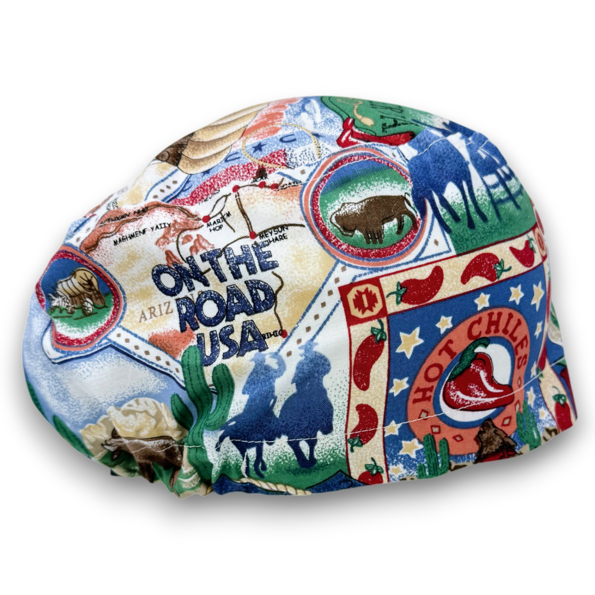 Rodeo Euro Scrub Cap for Women with Satin Lined Option by Paradise Caps.