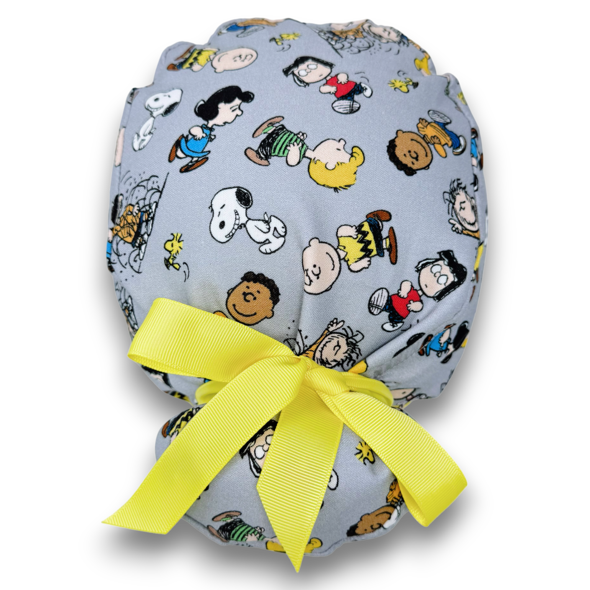 Peanuts Euro scrub cap with ties for Women by Paradise Caps. Euro PLUS style.