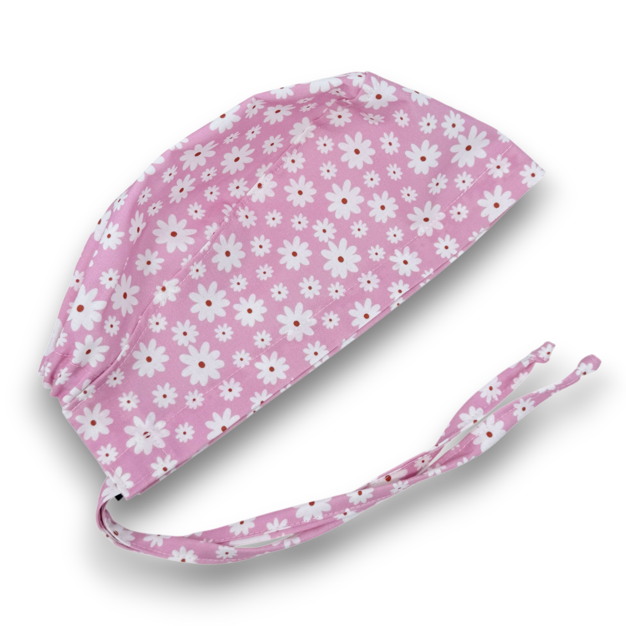 Daisy Skull tie-back style surgical scrub cap for men by Paradise Caps.