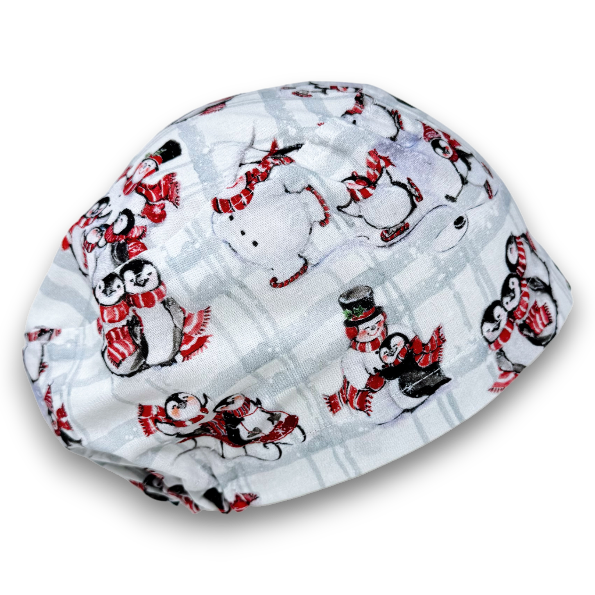 Penguin Euro Scrub Cap for Women with Satin Lined Option by Paradise Caps.