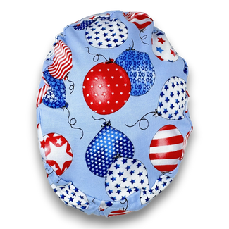 Balloon Euro Scrub Cap for Women with Satin Lined Option by Paradise Caps.