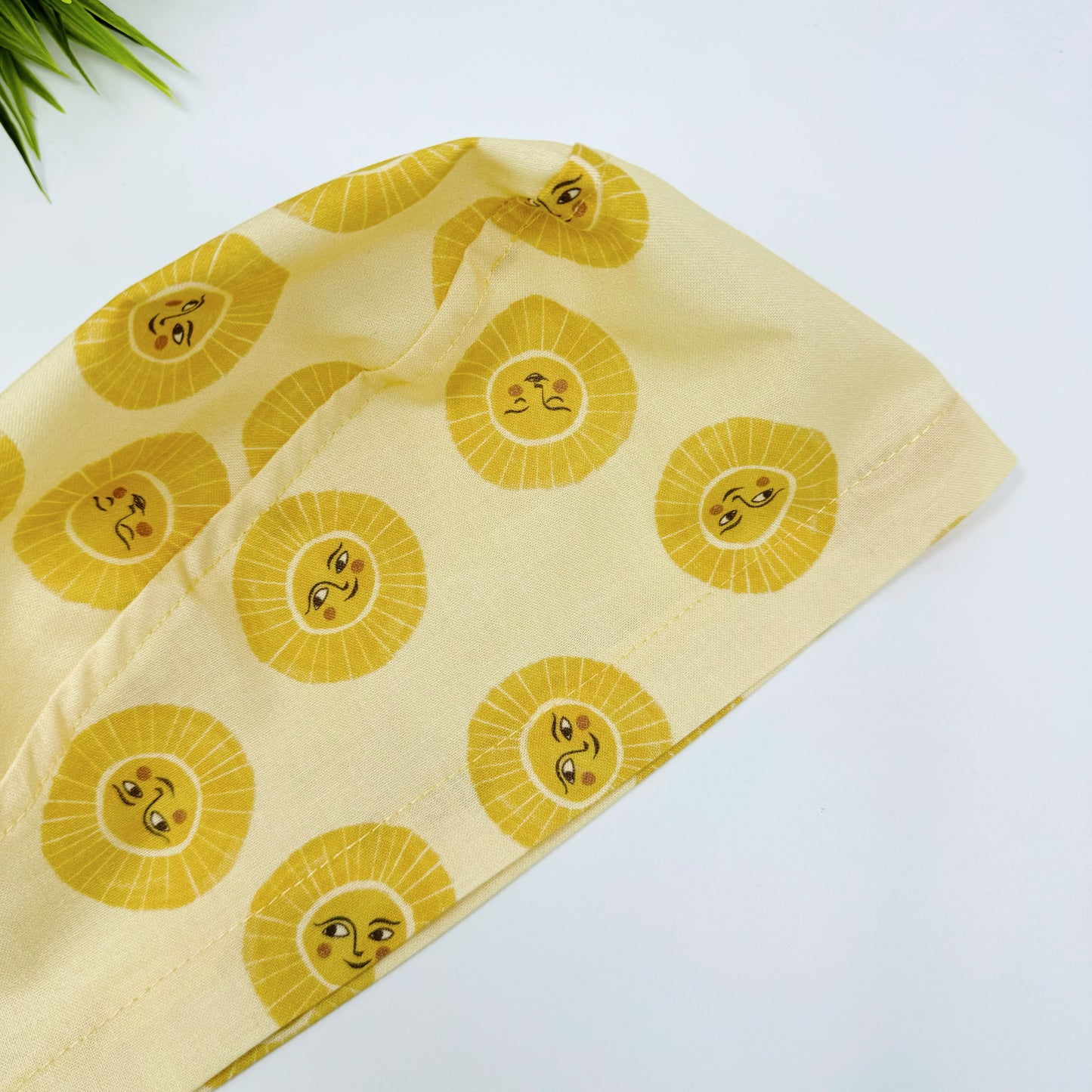 Lemon Sunshine regular surgical cap. Scrub caps for women and men.